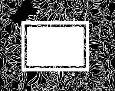vektör çerçeve çiçek 