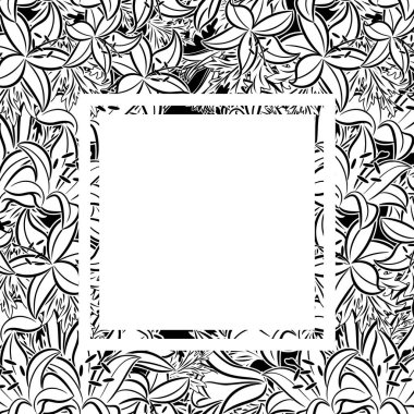 vektör çerçeve çiçek
