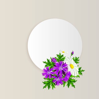 vektör çerçeve çiçek