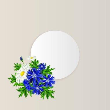 vektör çerçeve çiçek