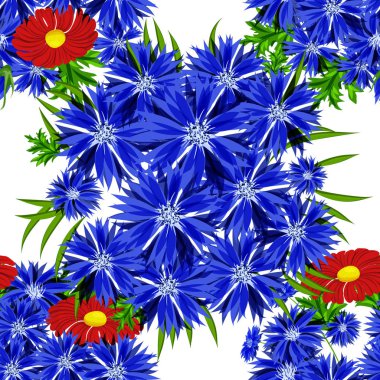 vektör sorunsuz çiçek deseni