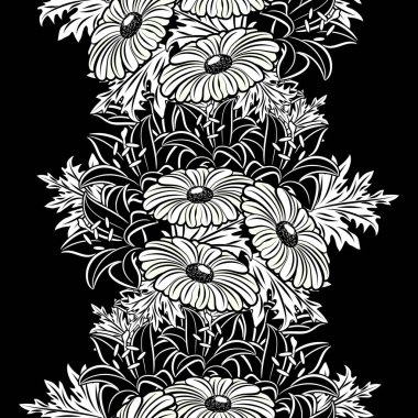 Kusursuz monokrom deseni