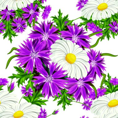 vektör sorunsuz çiçek deseni