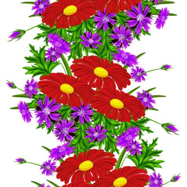 vektör sorunsuz çiçek deseni