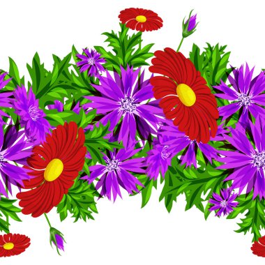 vektör sorunsuz çiçek deseni