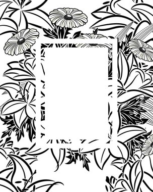 Çiçekli çerçeve 