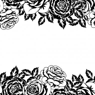 Kusursuz monokrom deseni