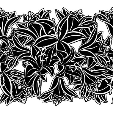 Kusursuz monokrom deseni