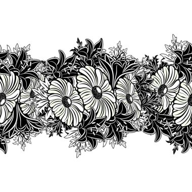 Kusursuz monokrom deseni