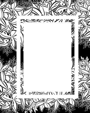 vektör çerçeve çiçek