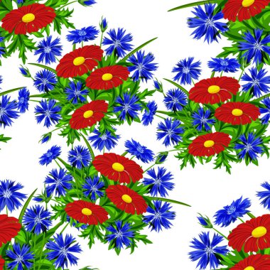 vektör sorunsuz çiçek deseni