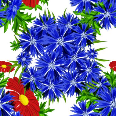 vektör sorunsuz çiçek deseni