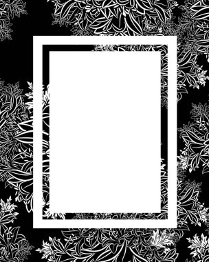 vektör çerçeve çiçek