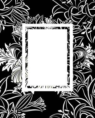 Kusursuz monokrom deseni