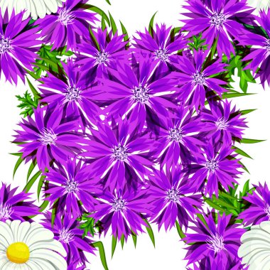 vektör sorunsuz çiçek deseni