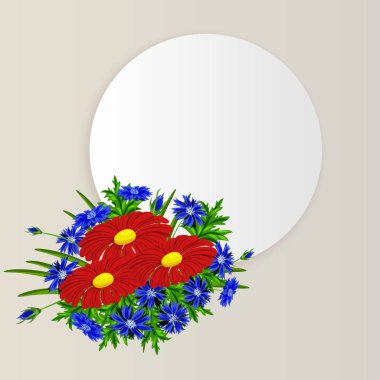 vektör çerçeve çiçek