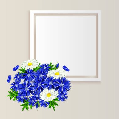 vektör çerçeve çiçek