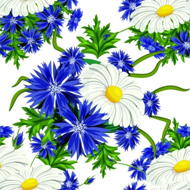 vektör sorunsuz çiçek deseni 