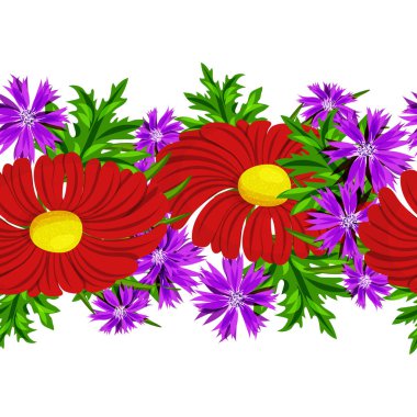 vektör sorunsuz çiçek deseni