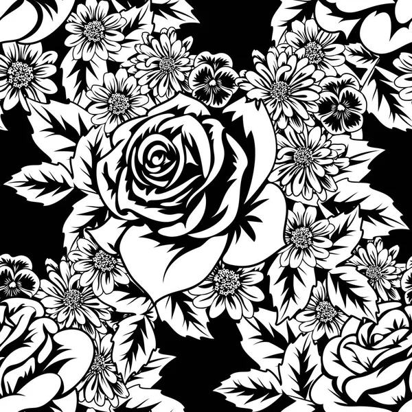 Kusursuz monokrom deseni