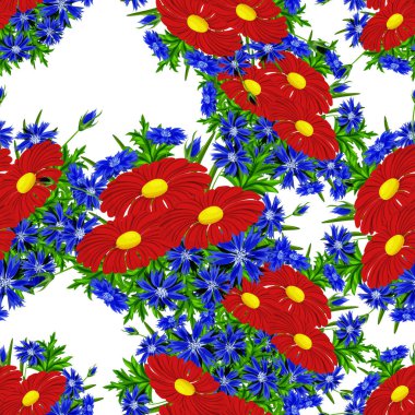 vektör sorunsuz çiçek deseni