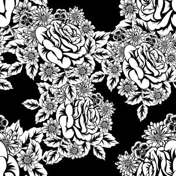 Kusursuz monokrom deseni