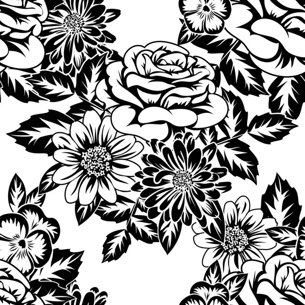 Kusursuz monokrom deseni