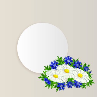 vektör çerçeve çiçek 