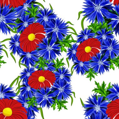 vektör sorunsuz çiçek deseni