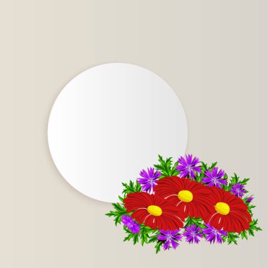 vektör çerçeve çiçek