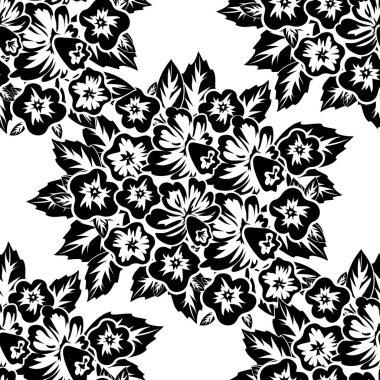 Kusursuz monokrom deseni