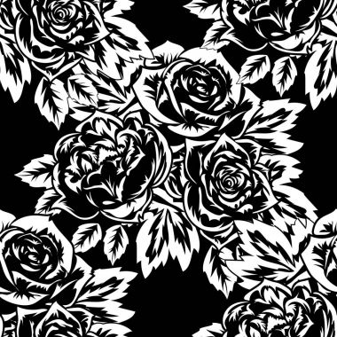 Kusursuz monokrom deseni