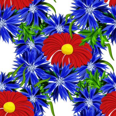 vektör sorunsuz çiçek deseni