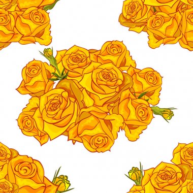 vektör sorunsuz çiçek deseni