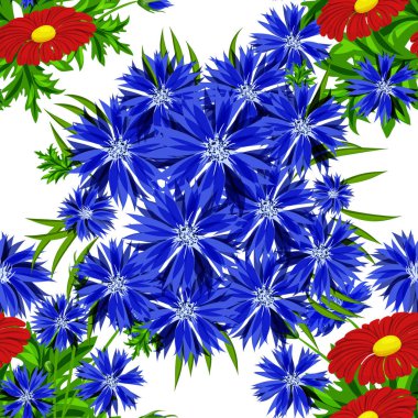 vektör sorunsuz çiçek deseni 