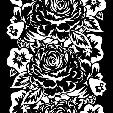 Kusursuz monokrom deseni