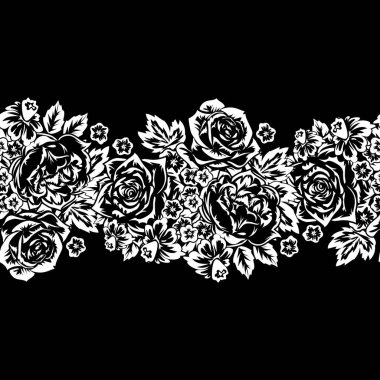 Kusursuz monokrom deseni 