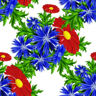 vektör sorunsuz çiçek deseni