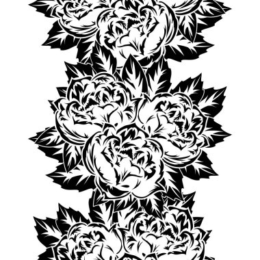 Kusursuz monokrom deseni