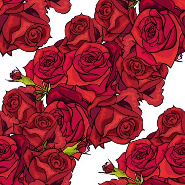 vektör sorunsuz çiçek deseni