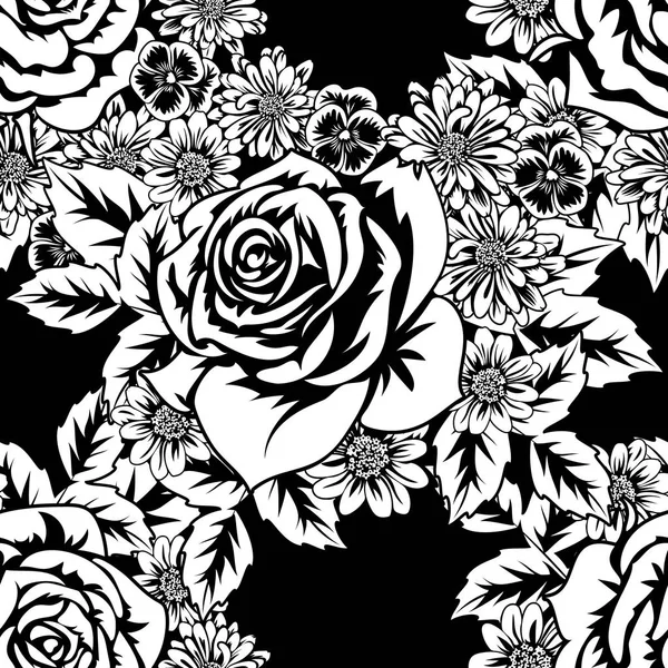 Kusursuz monokrom deseni 