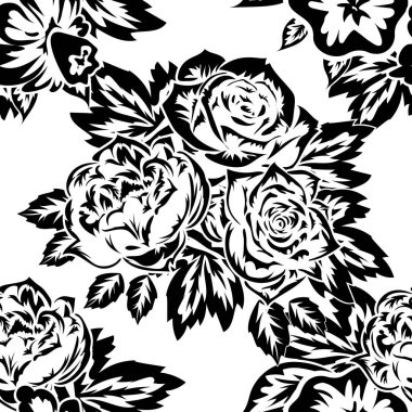 Kusursuz monokrom deseni