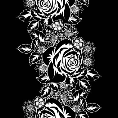 Kusursuz monokrom deseni