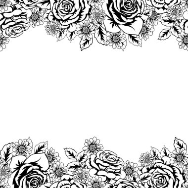 Kusursuz monokrom deseni