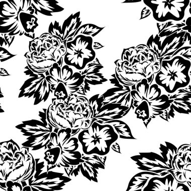 Kusursuz monokrom deseni