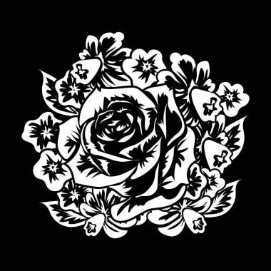 çiçekler tek renkli buket