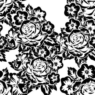 Kusursuz monokrom deseni