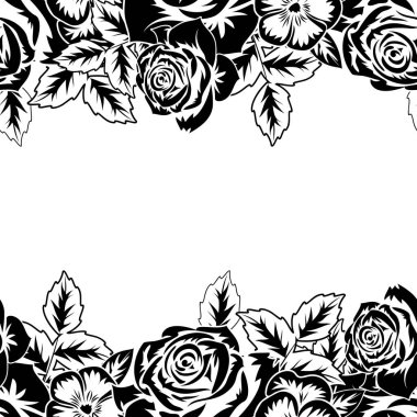 Kusursuz monokrom deseni