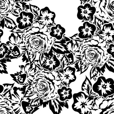 Kusursuz monokrom deseni 