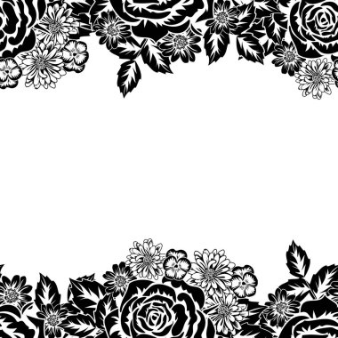 Kusursuz monokrom deseni 